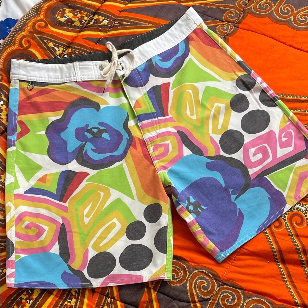 Jams World Multicolor Abstract Swim Shorts